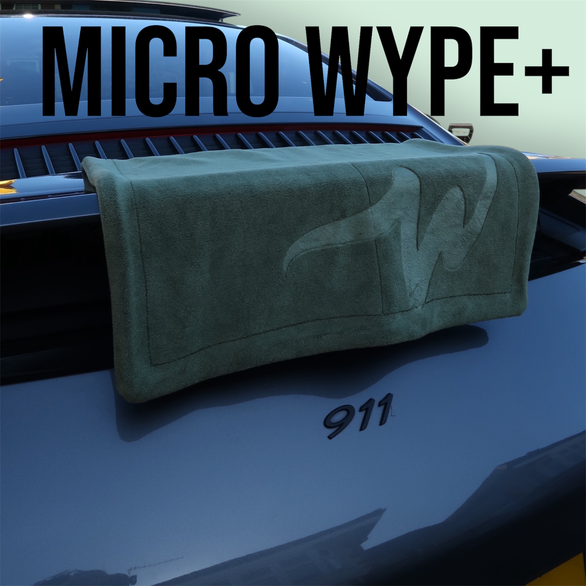 MicroWype+ on Porsche 911