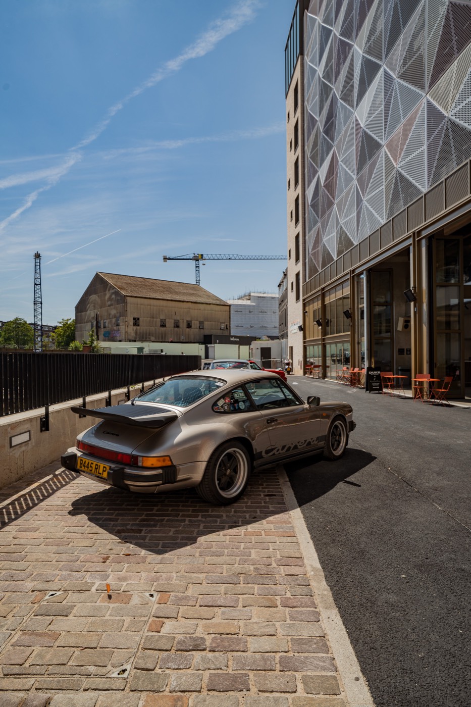 Porsche 911 Carrera outside Duke of London